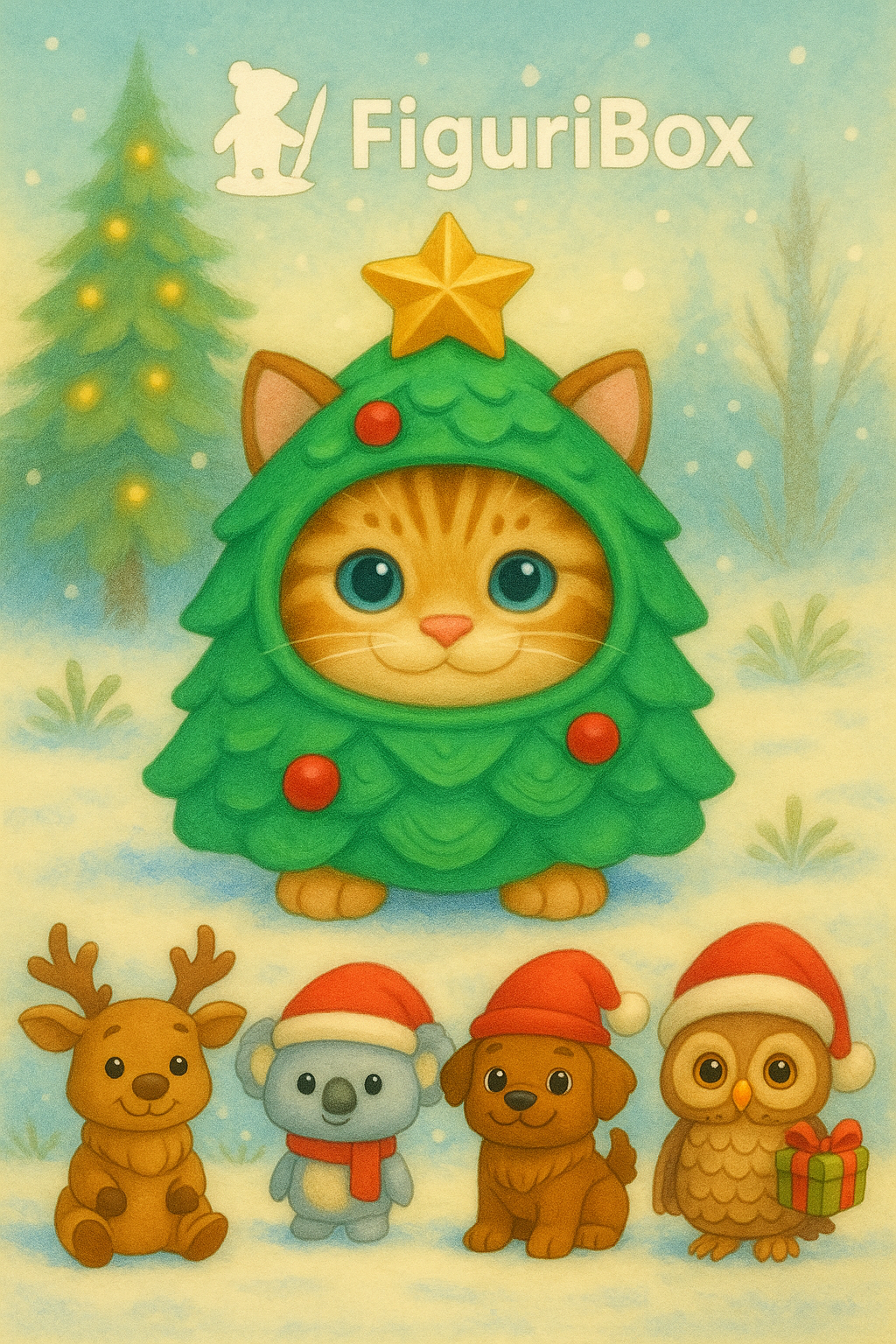 FiguriBox – Mačka u Boru za Bojanje